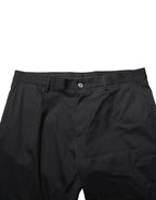 Black Cotton Formal Dress Men Trouser Pants