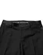 Black Wool Formal Dress Men Trouser Pants