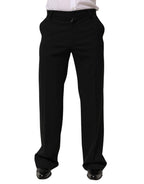 Black Wool Formal Dress Men Trouser Pants