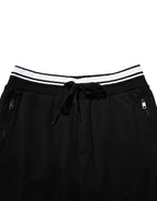 Black Cotton Sacred-Heart Men Jogger Pants