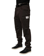 Brown Re- Edition Cotton Men Cargo Pants