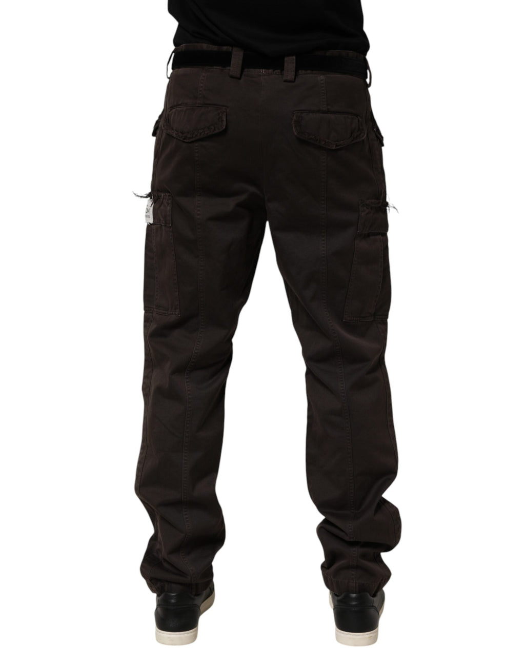 Brown Re- Edition Cotton Men Cargo Pants