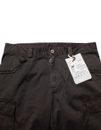 Brown Re- Edition Cotton Men Cargo Pants