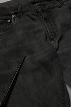 Dark Gray Cotton Skinny Men Denim Jeans