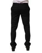 Black Striped Dress Formal Men Trouser Pants