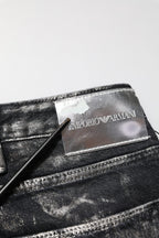 Black Washed Slim Fit Men Denim Trouser Jeans