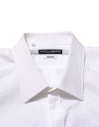 White Cotton MARTINI DG Patch Dress Shirt