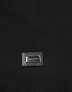 Sweater Black Cotton Hooded Men Sweatshirt Sweater