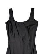 Black Sleeveless Bodycon Women Jumpsuit Dress