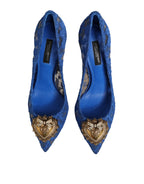 Blue Taormina Lace DEVOTION Pumps Shoes \