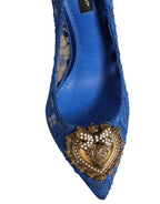 Blue Taormina Lace DEVOTION Pumps Shoes \