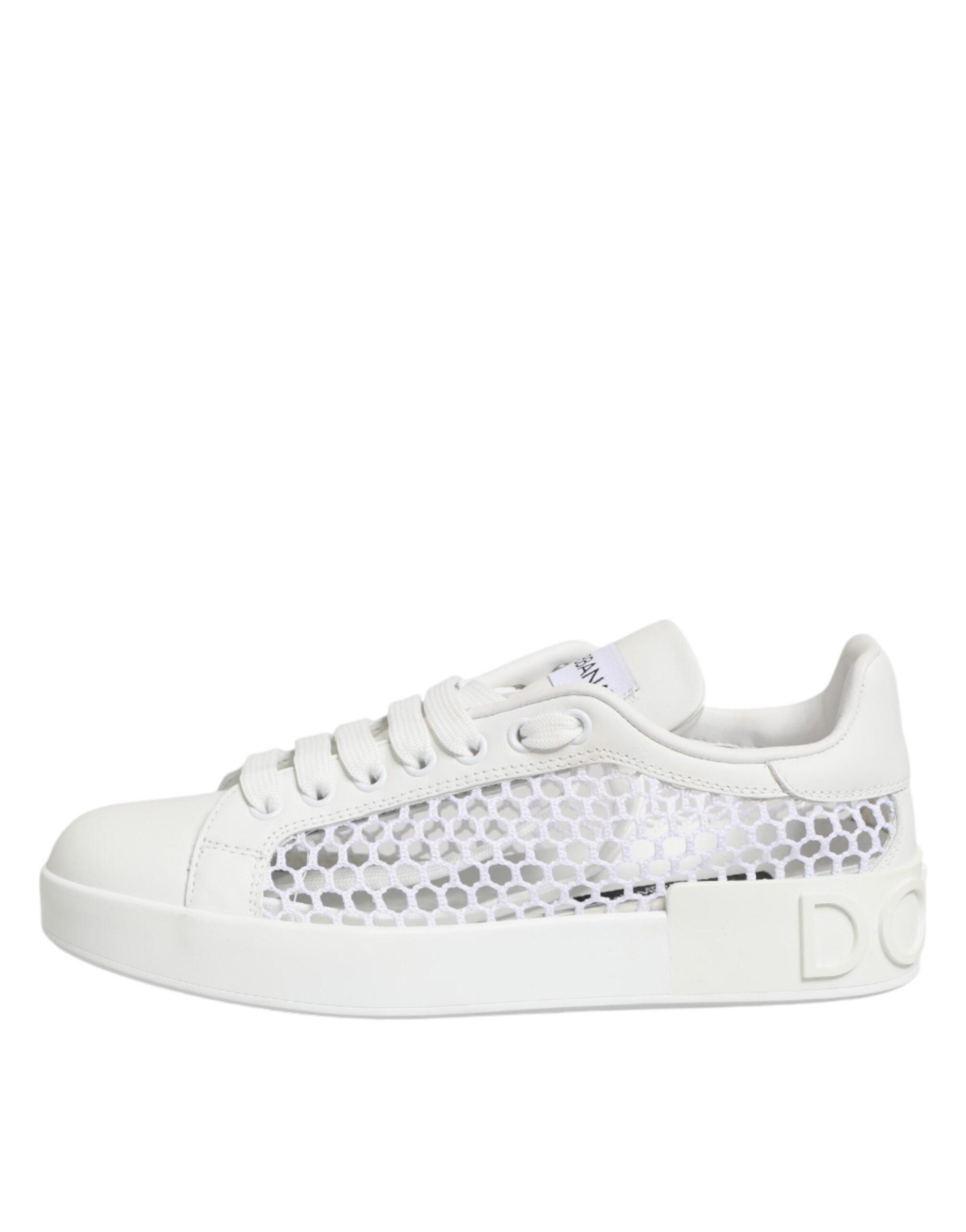 White Mesh Inserts Low Top Sneakers Shoes