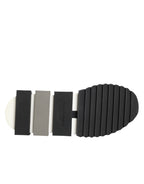 Black Silver Slip On Sorrento Sneakers Shoes