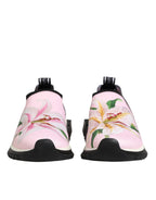 Pink Floral Sorrento Low Top Sneakers Shoes