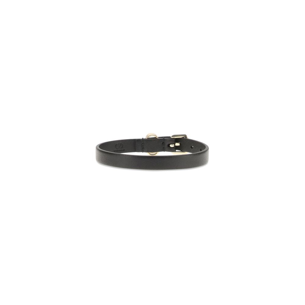 Black Calf Leather Bos Taurus Bracelet