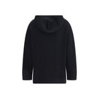 Black Wool Hoodie