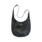 Black Leather Shoulder Bag