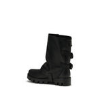 Black Calf Leather Bos Taurus Ankle Boots