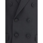 Black Polyester Coat