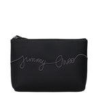 Black Satin Clutch Bag