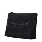 Black Satin Clutch Bag