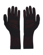 Black DG Logo Cotton Hands Mitten Men Gloves