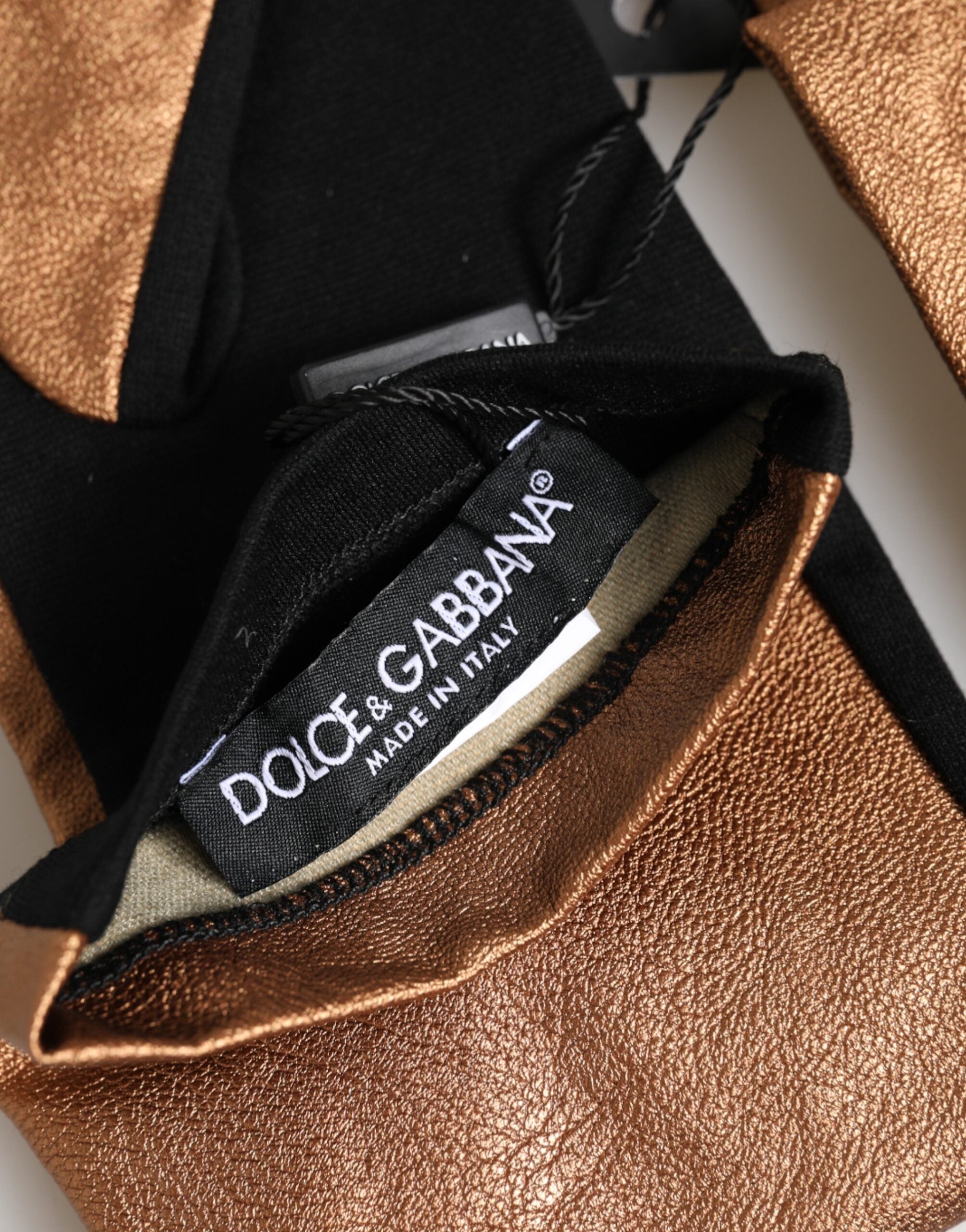 Brown Black Wool Elbow Length Mitten Men Gloves