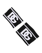 Black White DG Logo Cotton 1 Pair One Wristband