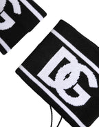 Black White DG Logo Cotton 1 Pair One Wristband