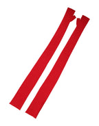 Red Wool Fingerless Elbow Length Mitten Gloves