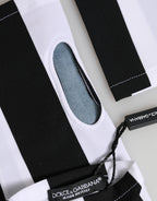 Black White Nylon Fingerless Wrist Length Gloves