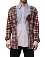 Multicolor Cotton Collared Checkered Shirt