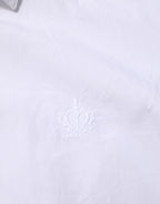 White Cotton Collared Men MARTINI Dress Shirt