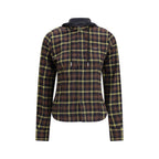 Brown Cotton Pattern Shirt