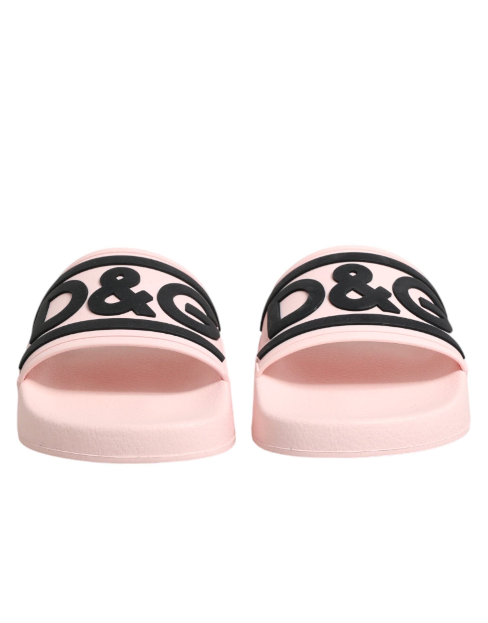 Pink Rubber Slides Sandals Beachwear Shoes