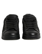 Black Floral Lace Low Top Sneaker Shoes