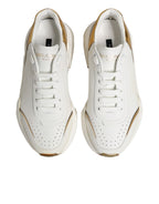 White Gold Daymaster Low Top Sneakers Shoes