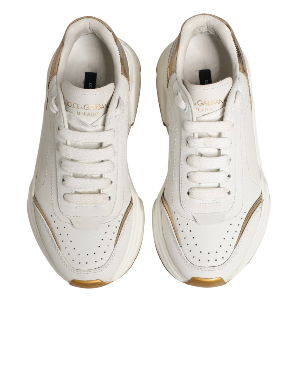 White Gold Daymaster Low Top Sneakers Shoes