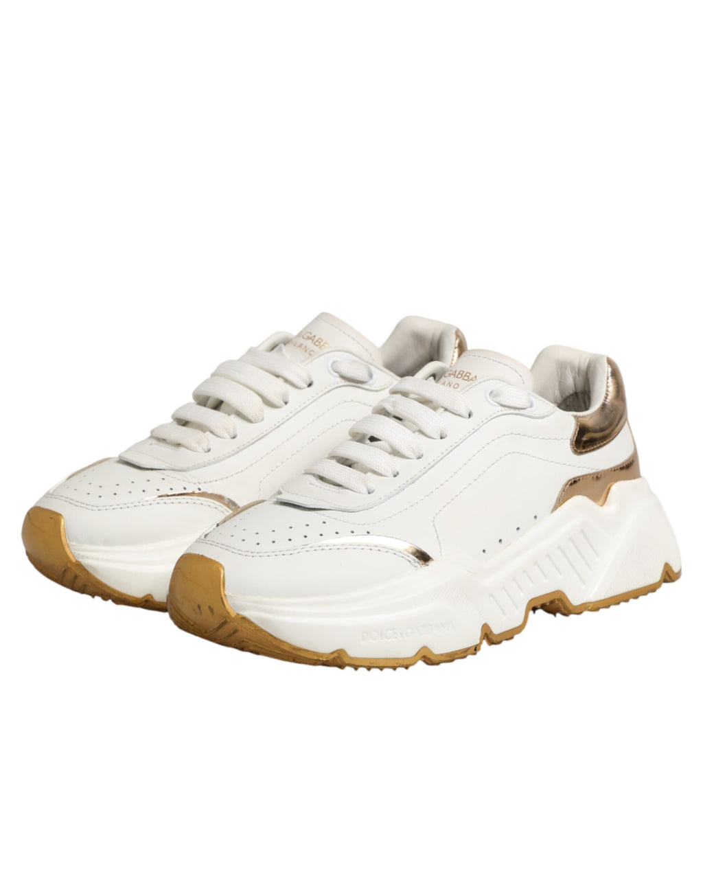 White Gold Daymaster Low Top Sneakers Shoes