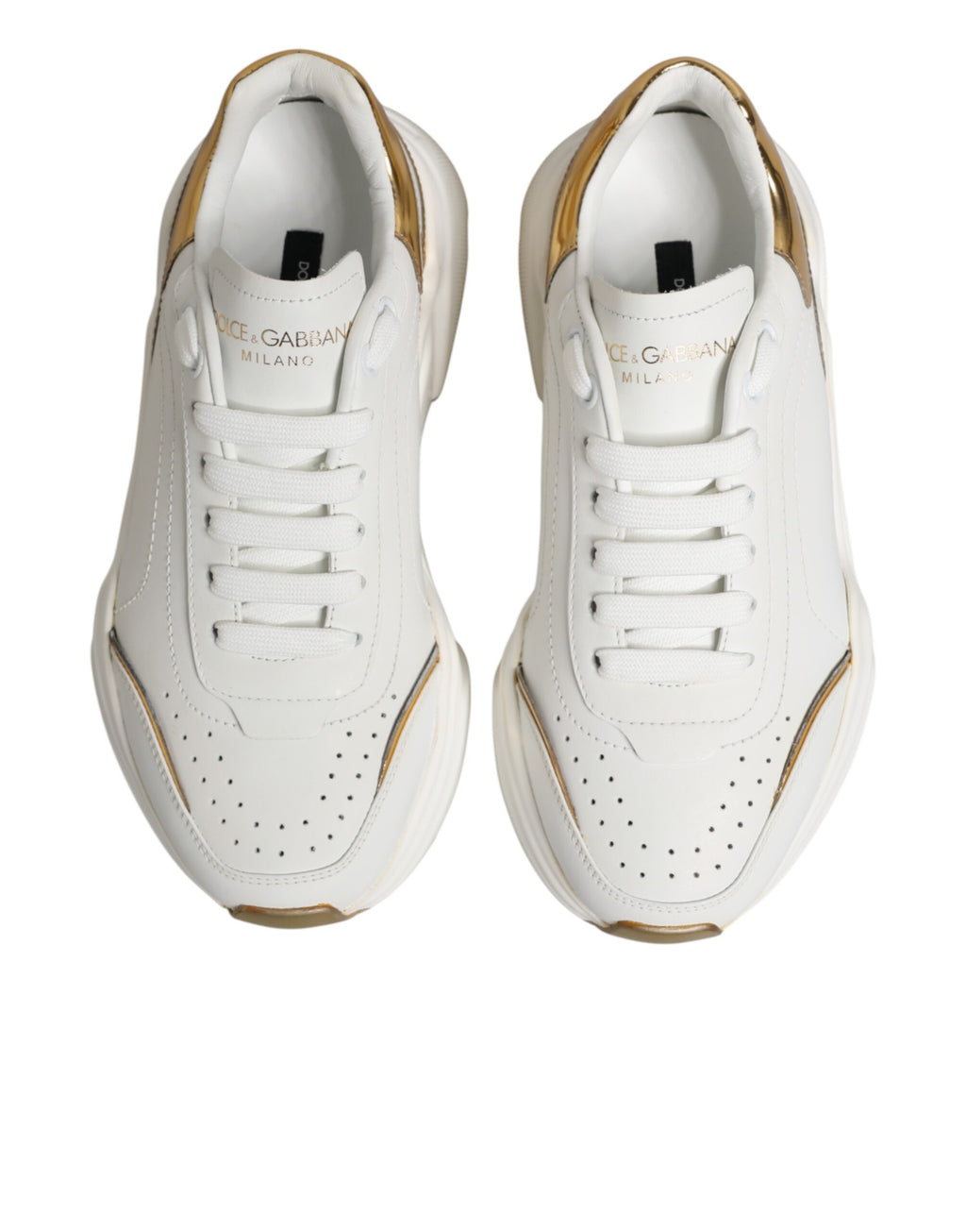 White Gold Daymaster Low Top Sneakers Shoes
