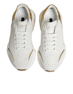 White Gold Daymaster Low Top Sneakers Shoes