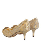 Gold Taormina Lace DEVOTION Pumps  Shoes