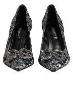 Silver Lace DG Amore Heels Pumps Shoes
