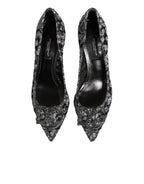 Silver Lace DG Amore Heels Pumps Shoes