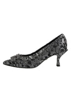 Silver Lace DG Amore Heels Pumps Shoes