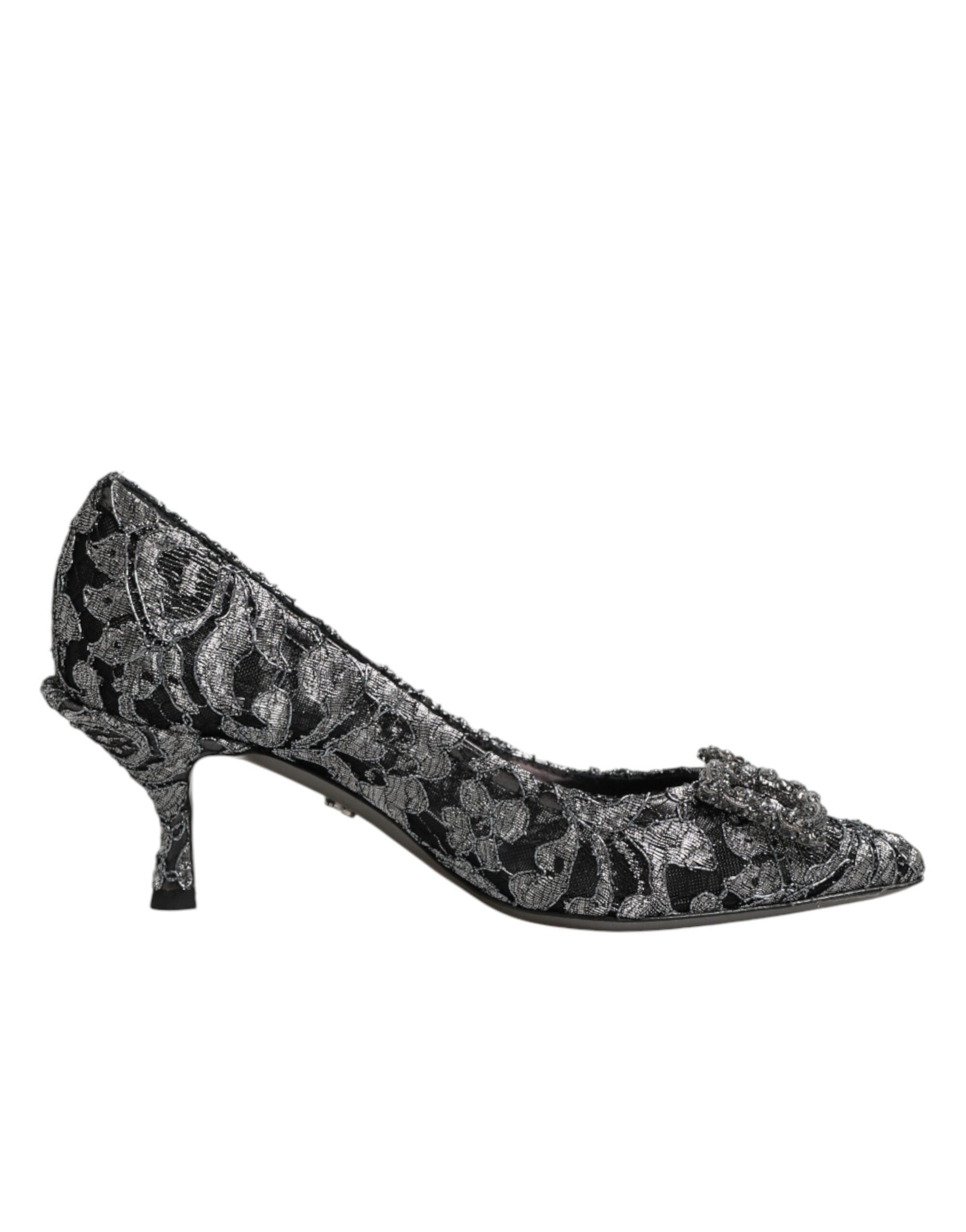 Silver Lace DG Amore Heels Pumps Shoes