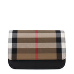 Beige Fabric Clutch Bag