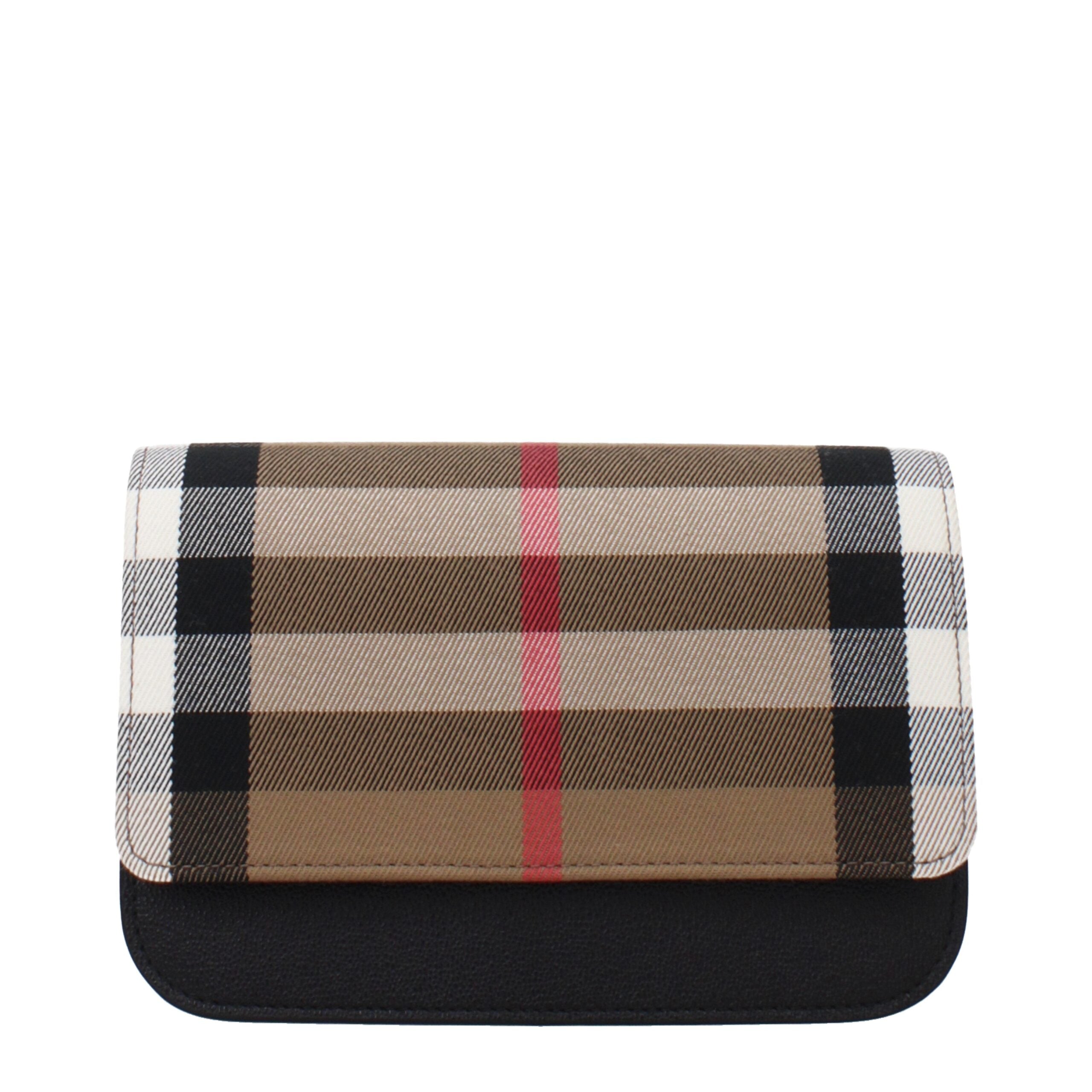 Beige Fabric Clutch Bag