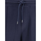 Blue Cashmere Athletic Pants