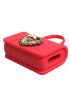 Red Silicone Devotion Heart Cover Bag Women Airpods Case